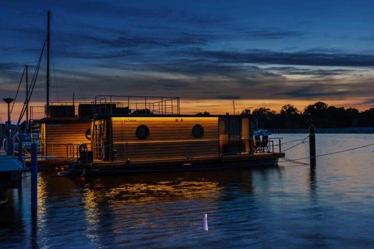 Hausboot Fjord Polaris Mit Biosauna In Barth Esterno foto